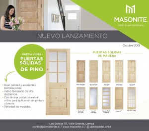 Nueva línea de Puertas Sólidas Masonite