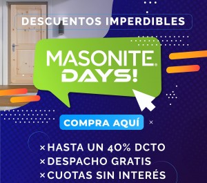 ¡Comenzaron los Masonite Days! Aprovecha y renueva tu hogar